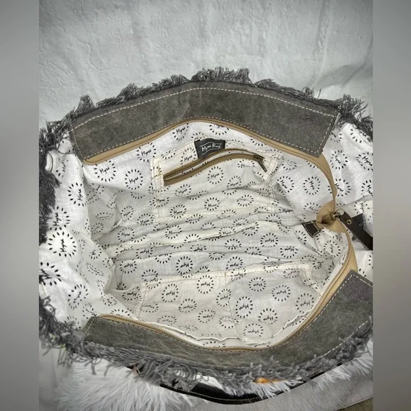 SOLDMyra‎ Bag Artemis Canvas & Hairon Bag S-5204 - Picture 10 of 14